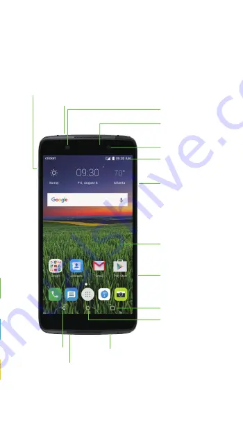 Alcatel IDOL 4 CRICKET Quick Start Manual Download Page 2