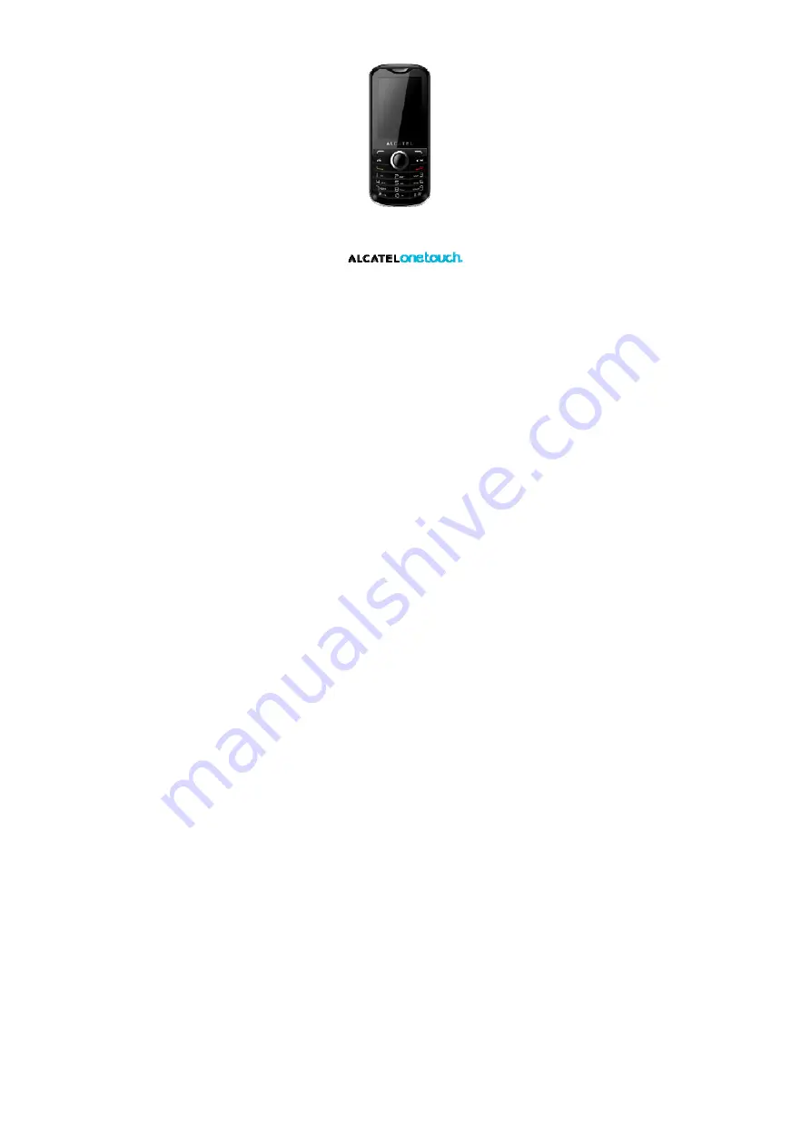 Alcatel One Touch 632 Manual Download Page 1