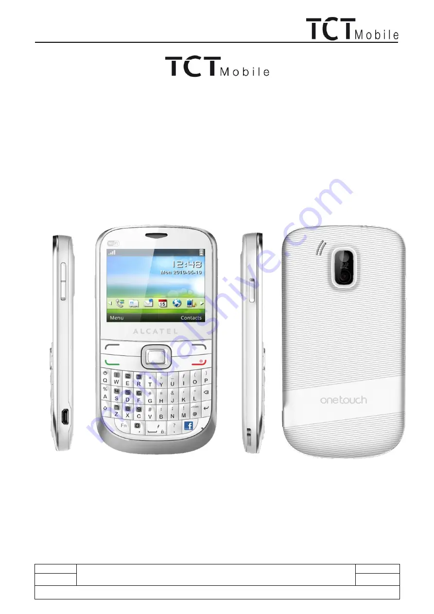 Alcatel One Touch 902 Repair Document Download Page 1