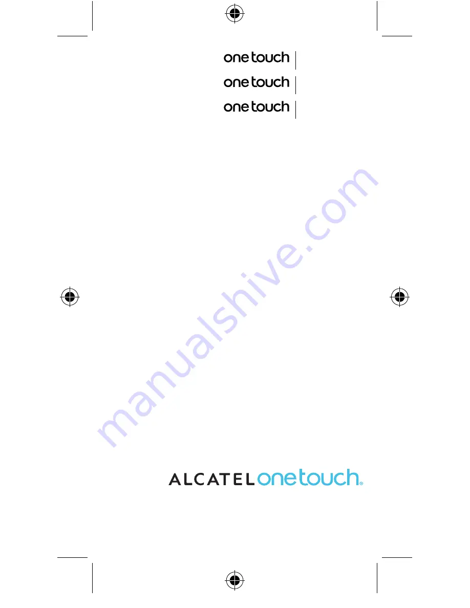 Alcatel One Touch 909A Quick Start Manual Download Page 1