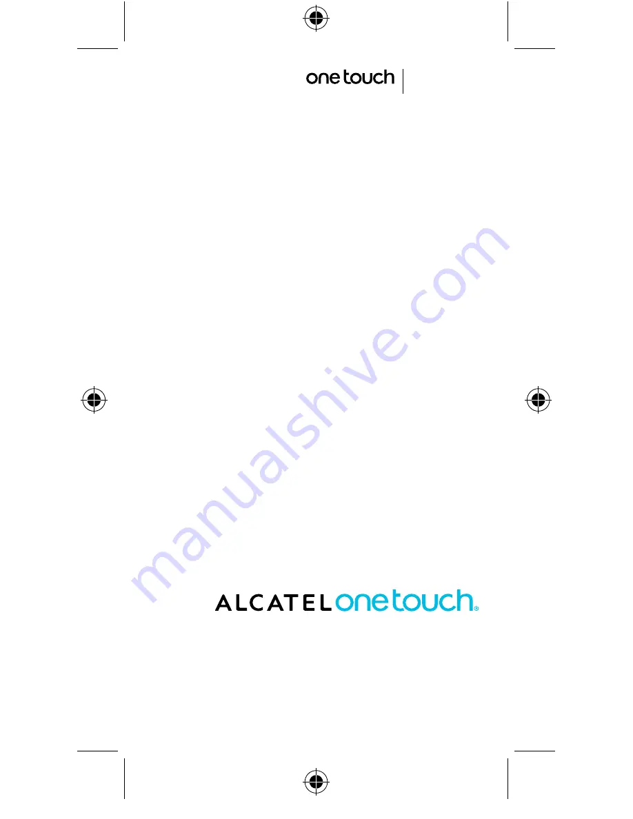 Alcatel One Touch 909B Quick Start Manual Download Page 1