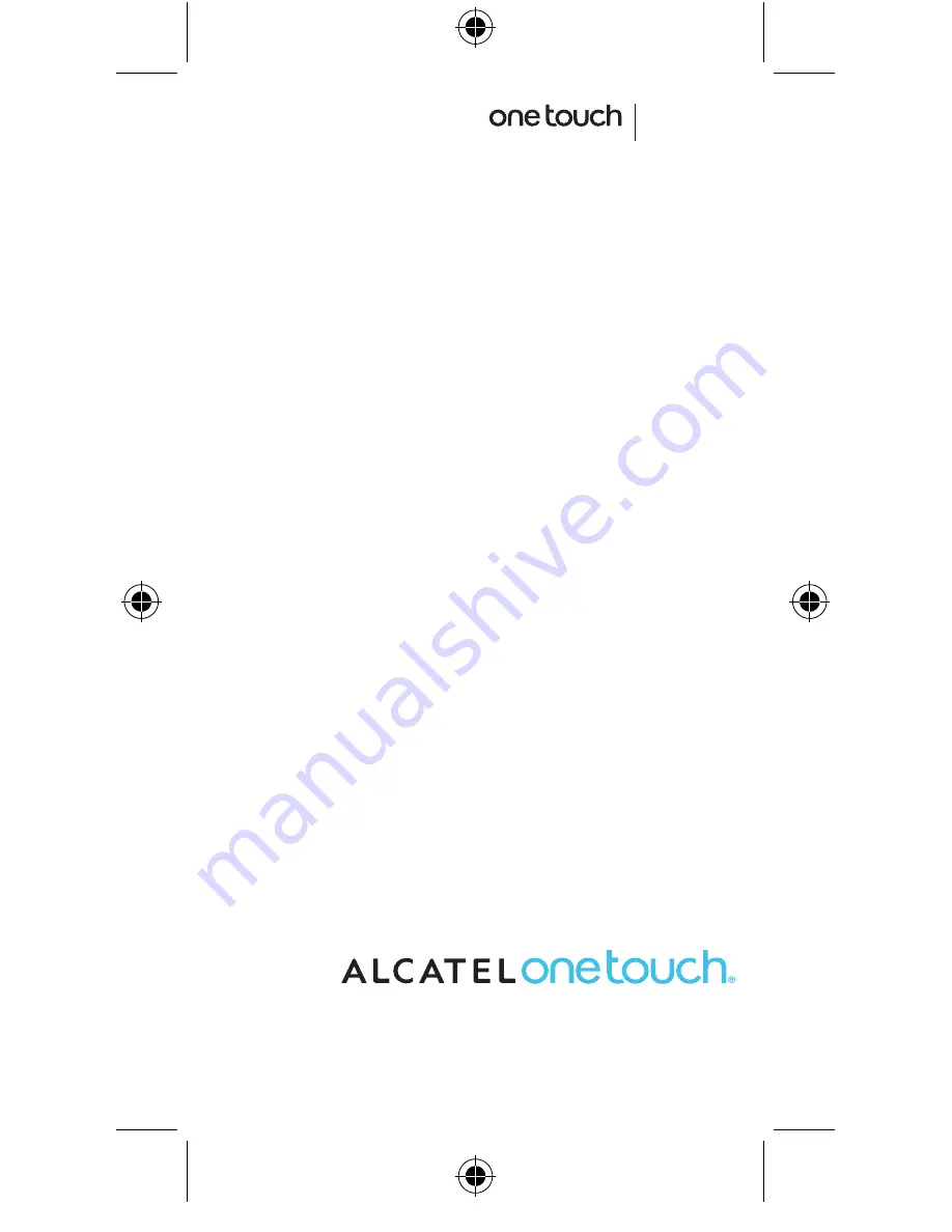 Alcatel One Touch 983 Quick Start Manual Download Page 1