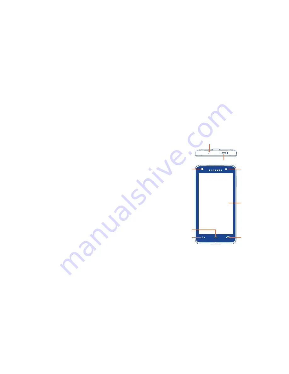 Alcatel ONE TOUCH A851L Quick Start Manual Download Page 2