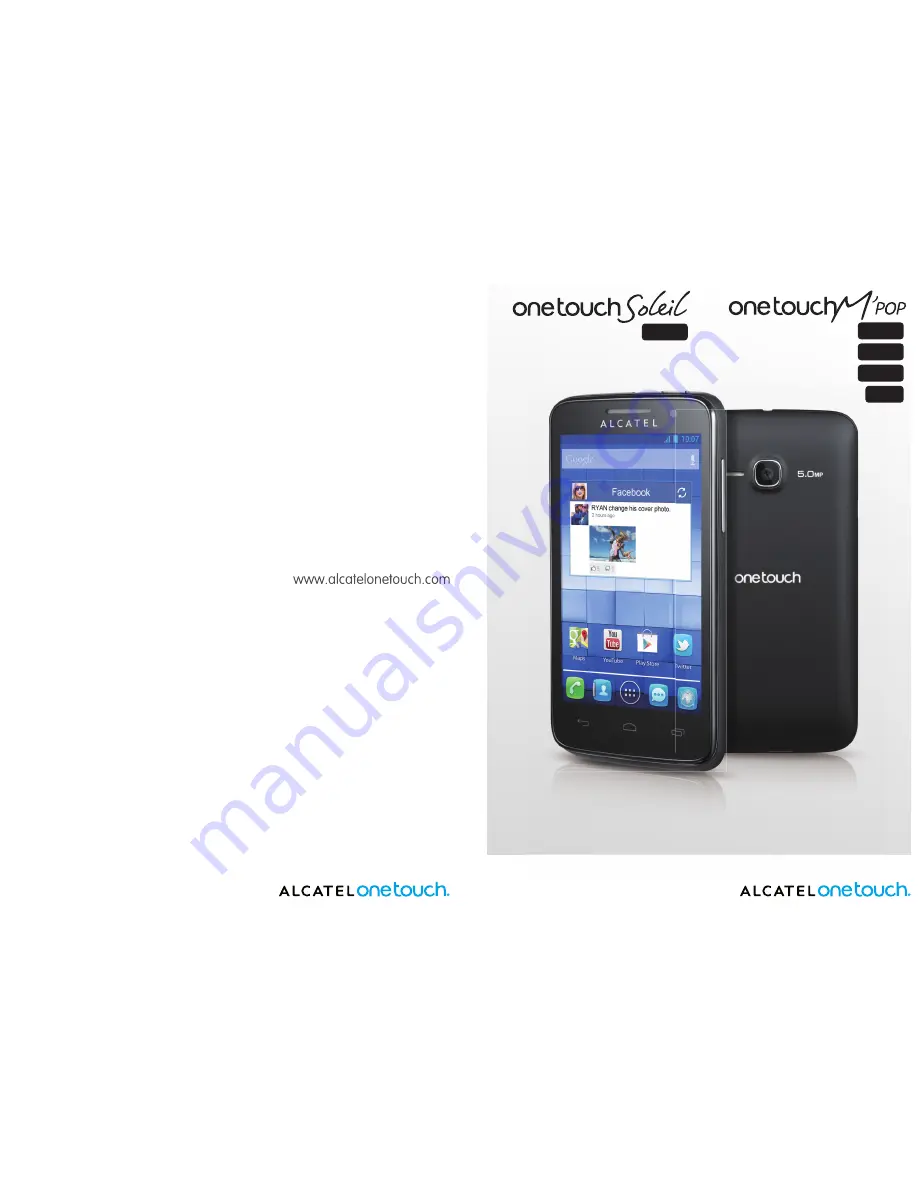 Alcatel one touch M'pop 5020A Скачать руководство пользователя страница 1