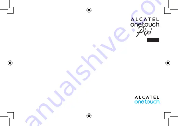 Alcatel ONE TOUCH Pixi7 I216A Quick Start Manual Download Page 1