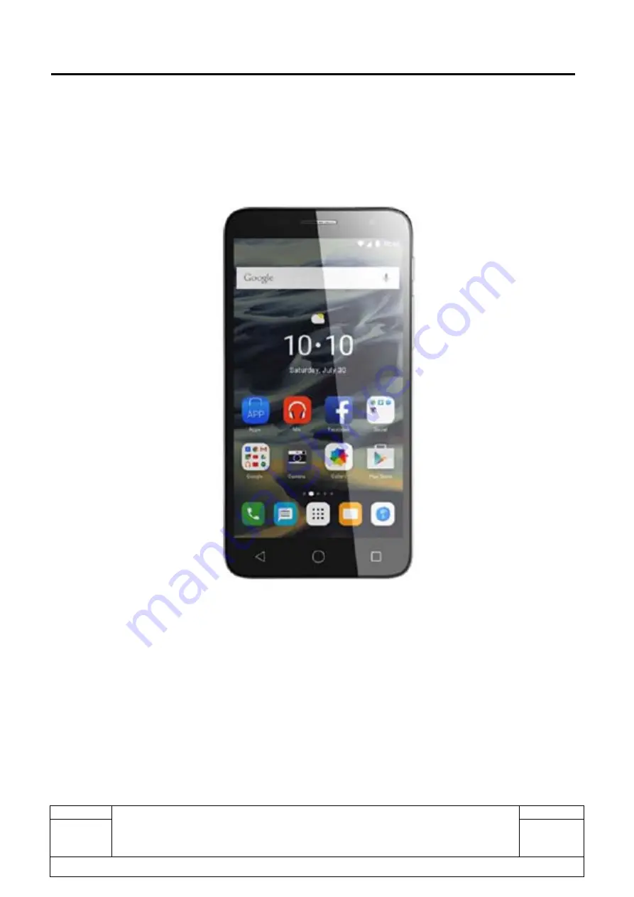 Alcatel One Touch POP 4 plus 5056A Service Manual Download Page 1