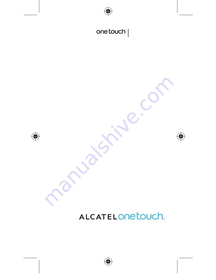 Alcatel OneTouch 5035A Quick Start Manual Download Page 1