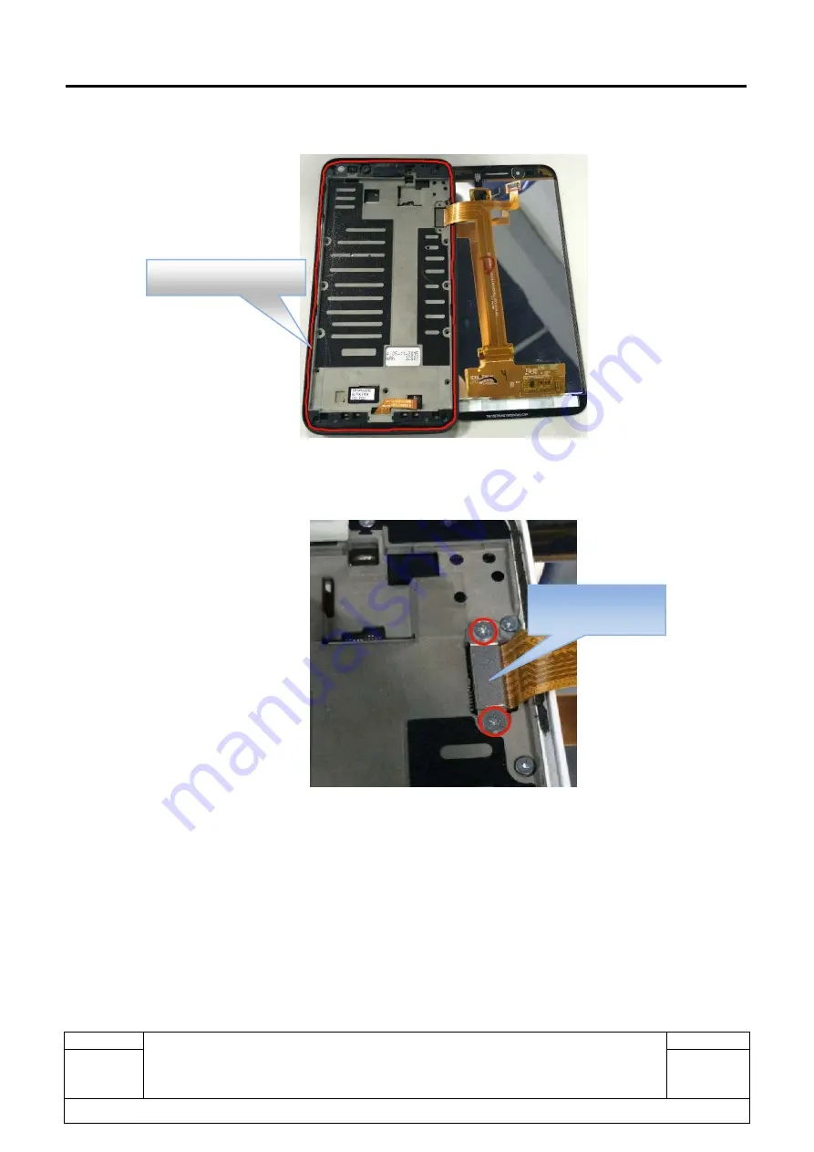 Alcatel ONETOUCH 7048A Repair Document Download Page 61