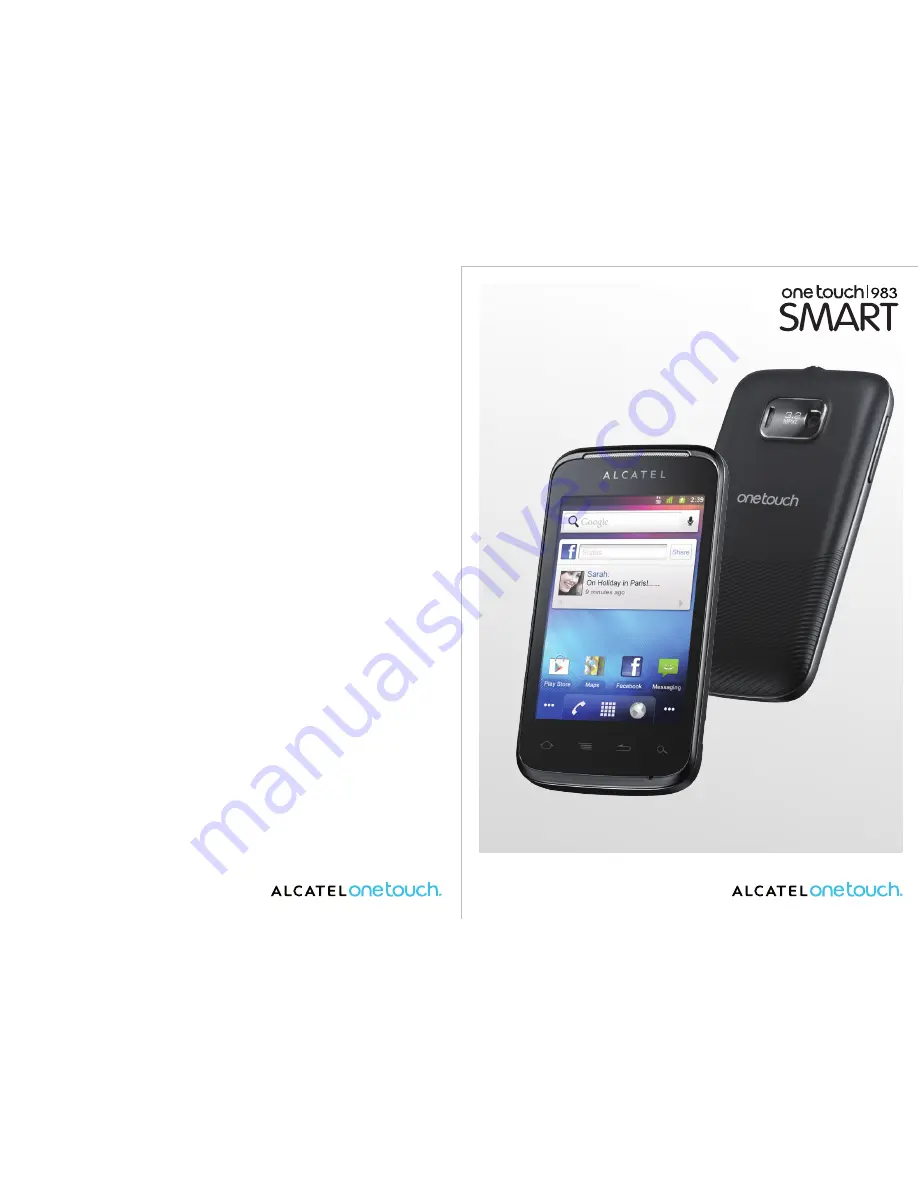 Alcatel OneTouch 983 Smart Manual Download Page 1