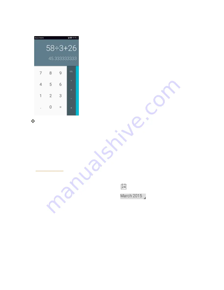 Alcatel OneTouch Conquest User Manual Download Page 130