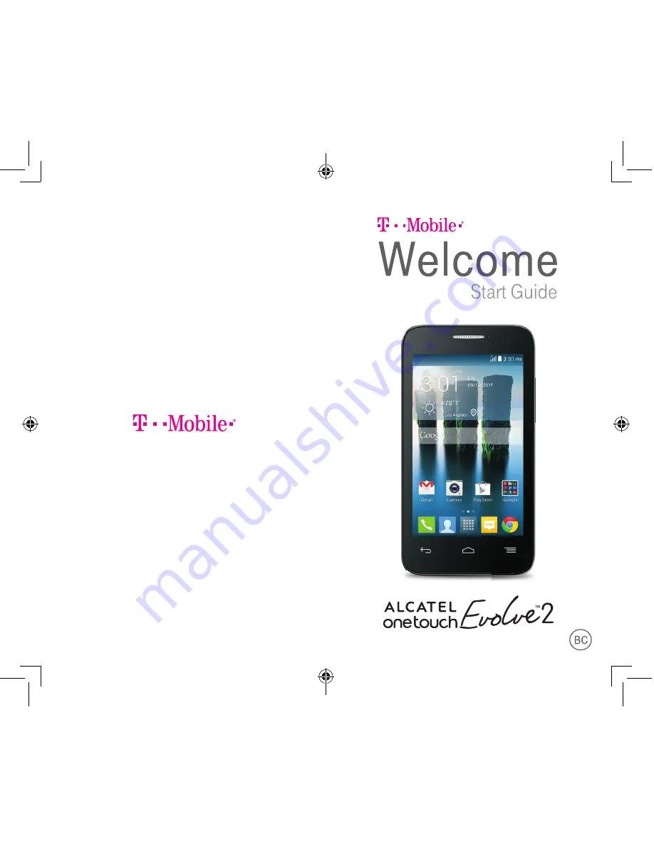 Alcatel Onetouch Evolve 2 Скачать руководство пользователя страница 1