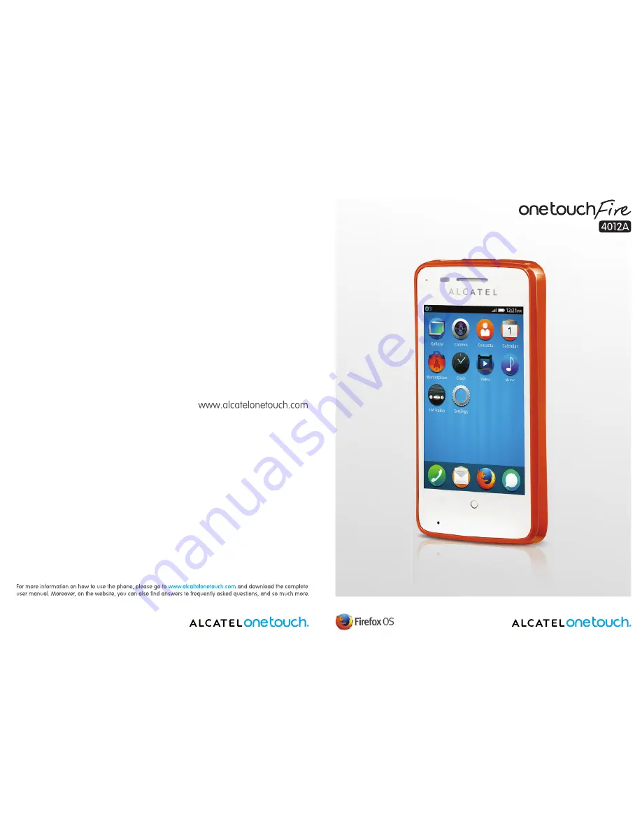 Alcatel ONETOUCH FIRE 4012A Manual Download Page 1