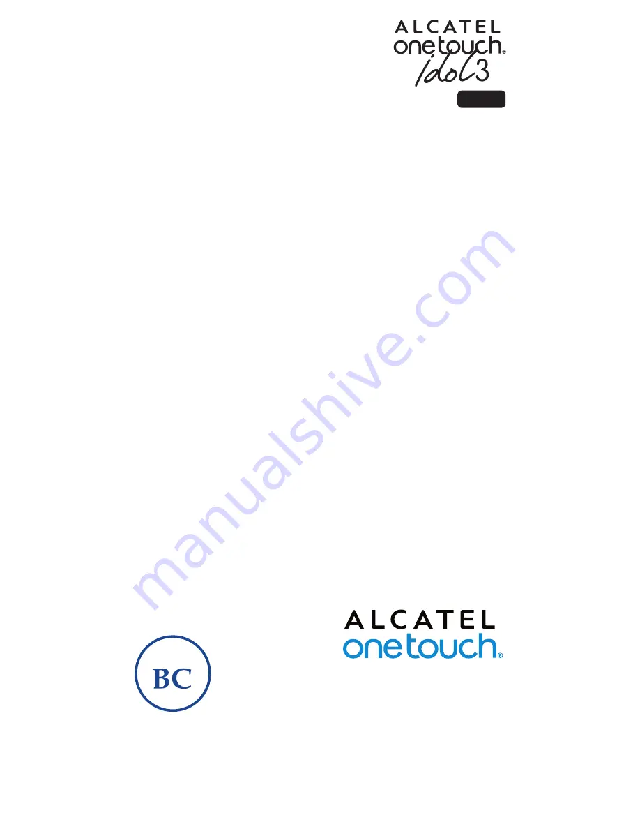 Alcatel ONETOUCH IDOL 6039A Quick Start Manual Download Page 1