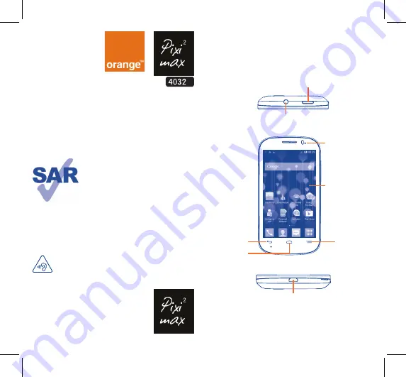 Alcatel Orange 4032X Quick Start Manual Download Page 1