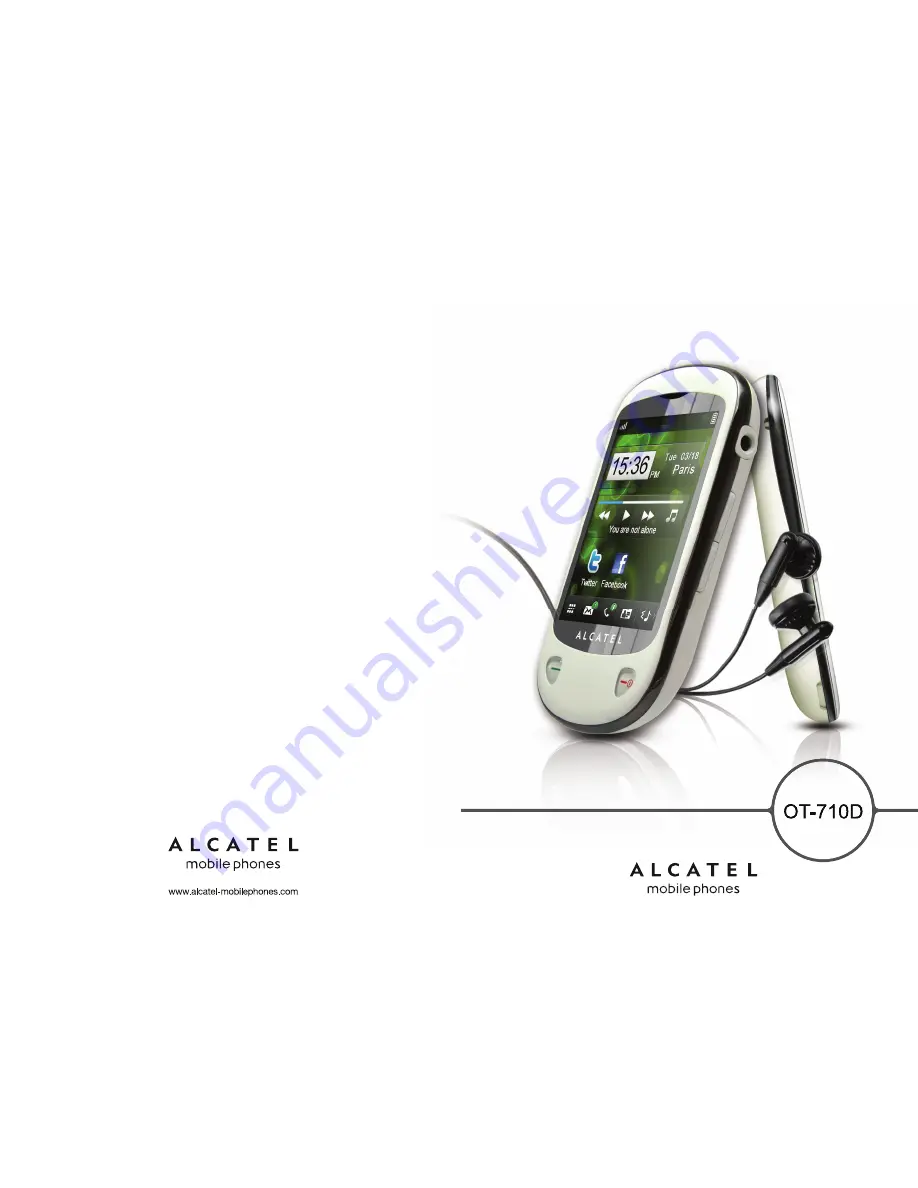 Alcatel OT-710D User Manual Download Page 1