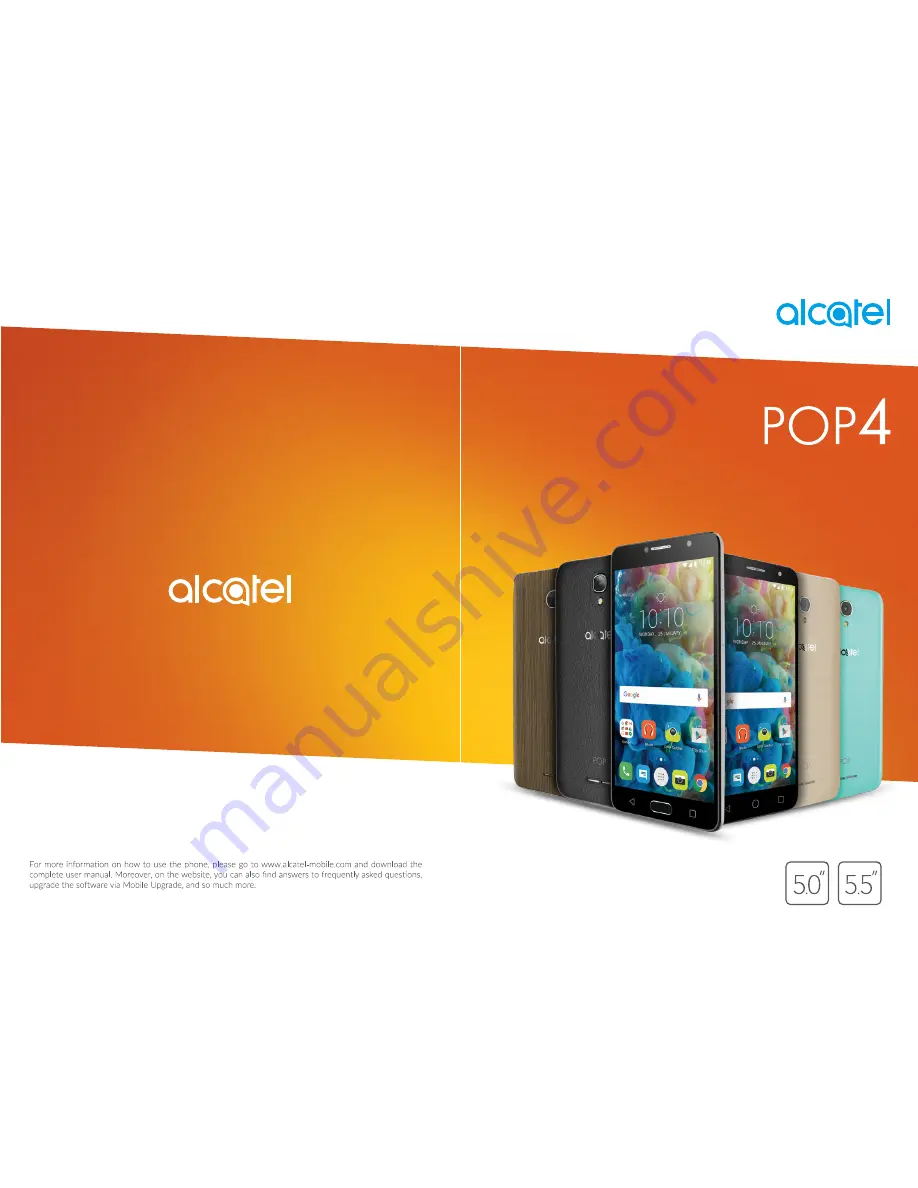 Alcatel POP4 5056D User Manual Download Page 1