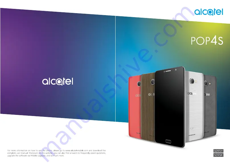 Alcatel POP4S Скачать руководство пользователя страница 1