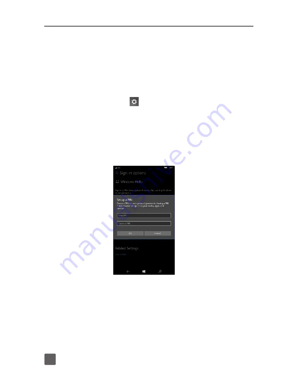 Alcatel T-Mobile IDOL 4S with Windows 10 Start Manual Download Page 31