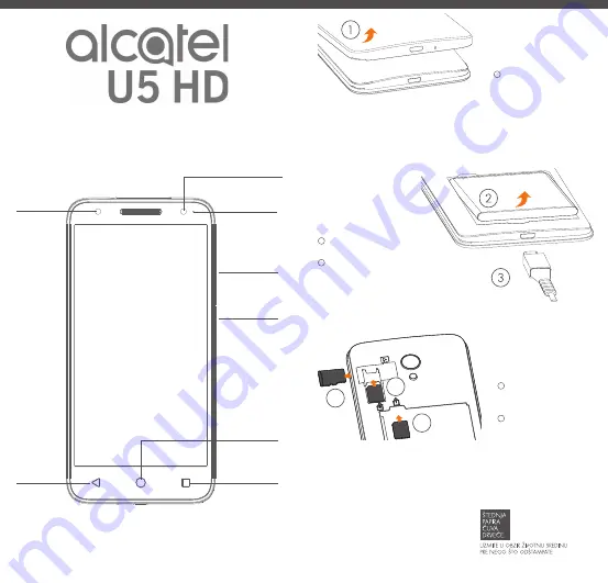 Alcatel U5 HD Premium Скачать руководство пользователя страница 13