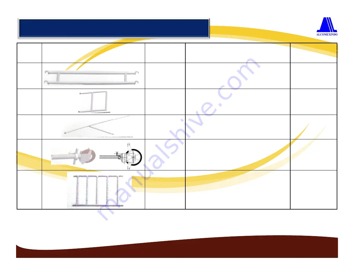 ALCOMEXINDO ALUSCAFF D1F-0114-02-MF Скачать руководство пользователя страница 4