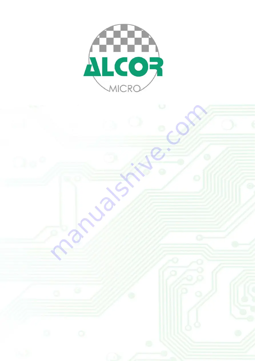 Alcor Micro AU9226 Technical Reference Manual Download Page 2