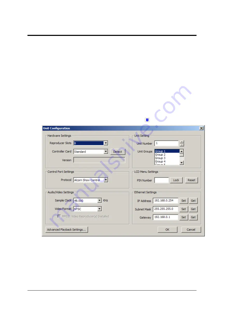 Alcorn Mcbride Digital Binloop HD User Manual Download Page 110