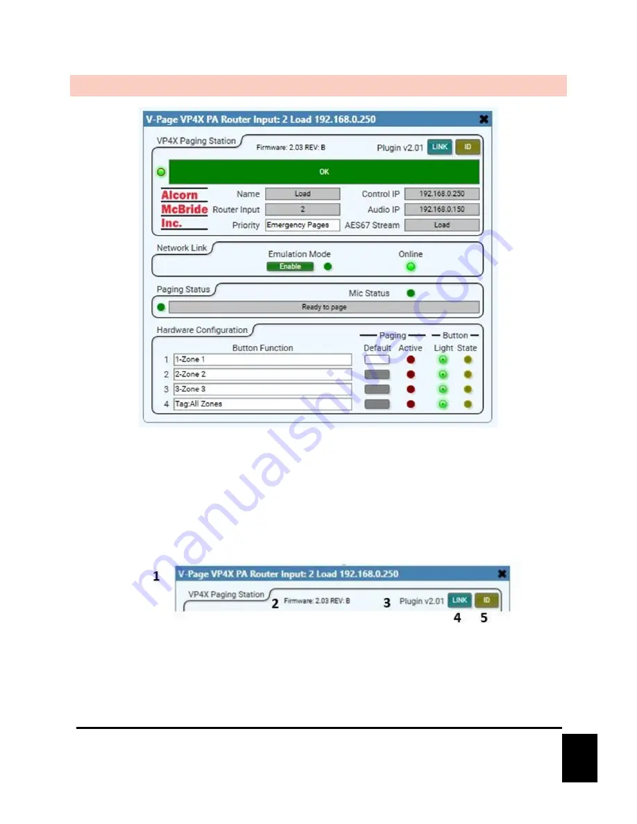 Alcorn Mcbride V-Page VP4X Скачать руководство пользователя страница 15