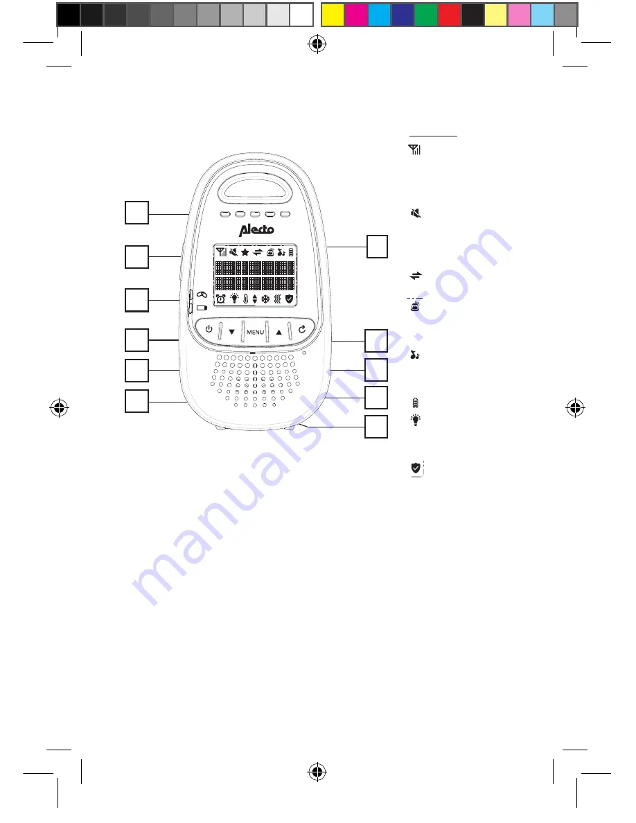 Alecto DBX-99 User Manual Download Page 2