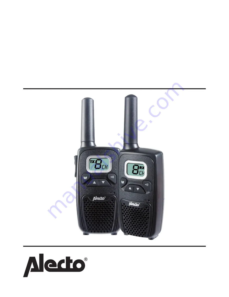 Alecto FR-12 User Manual Download Page 1