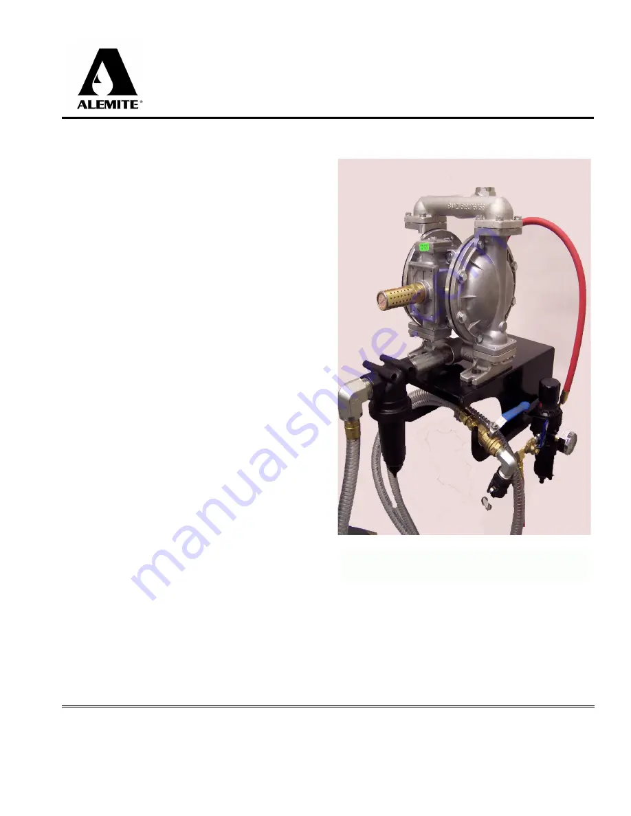 Alemite 8595-A Service Manual Download Page 1