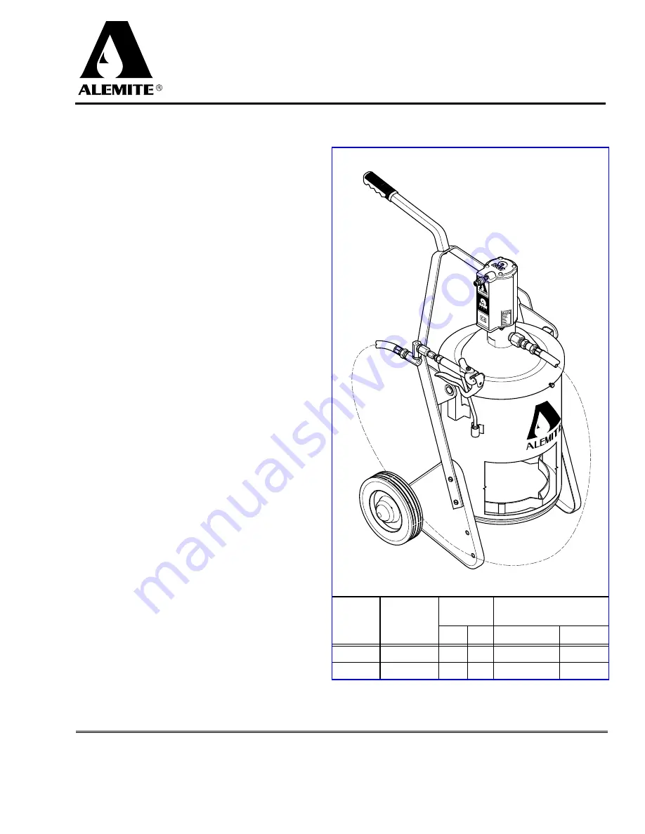 Alemite 9911-A Service Manual Download Page 1