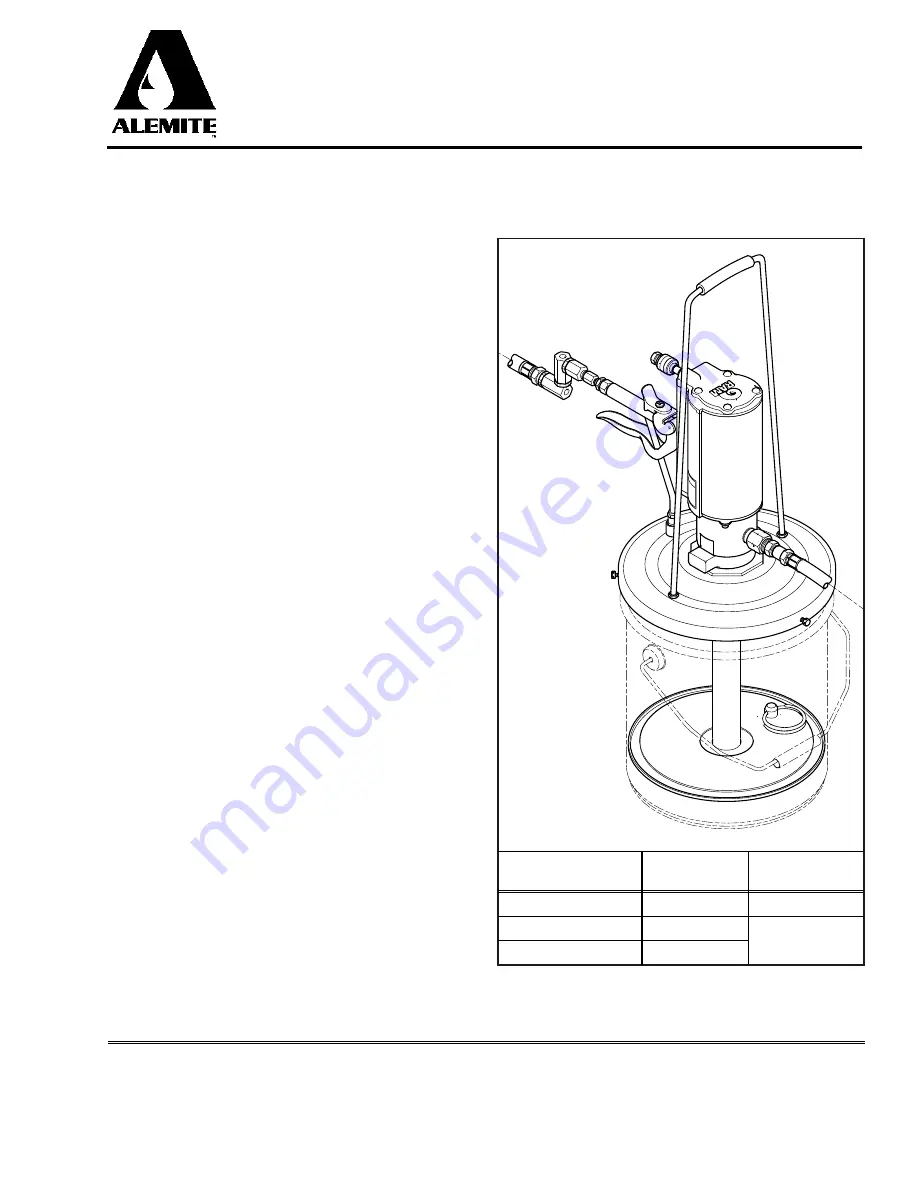 Alemite 9911-HA Service Manual Download Page 1