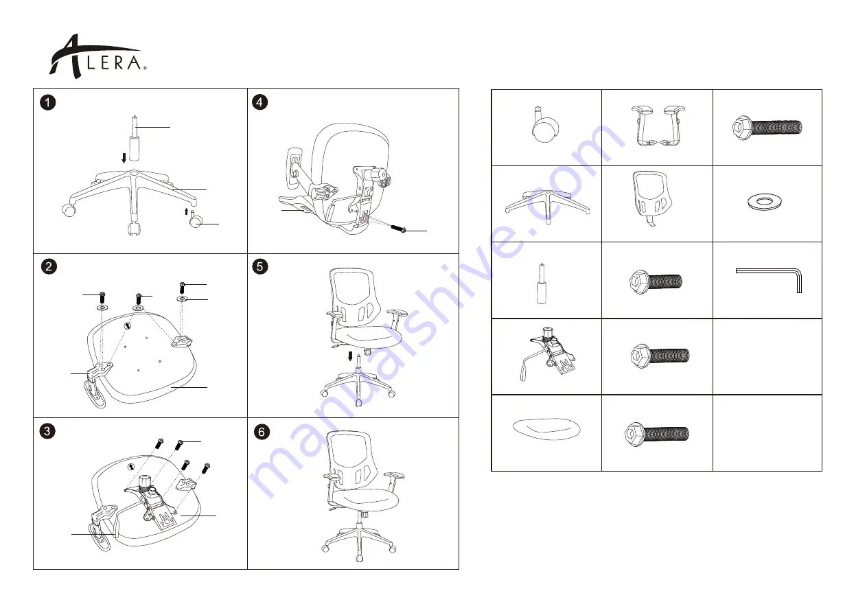 Alera ALE-EM4204 Assembly Instructions Manual Download Page 5