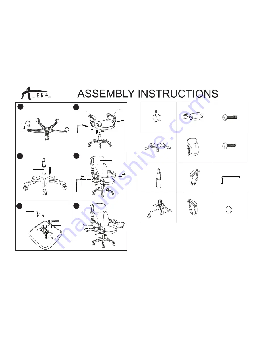 Alera ALE-VN4119 Assembly Instructions Download Page 1