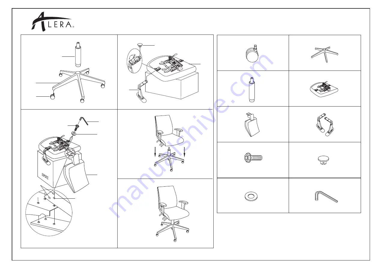 Alera Wrigley Series Assembly Instructions Manual Download Page 3