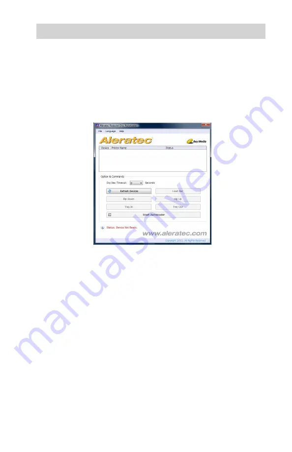 Aleratec RoboJet Disc Autoloader 360104 Скачать руководство пользователя страница 23