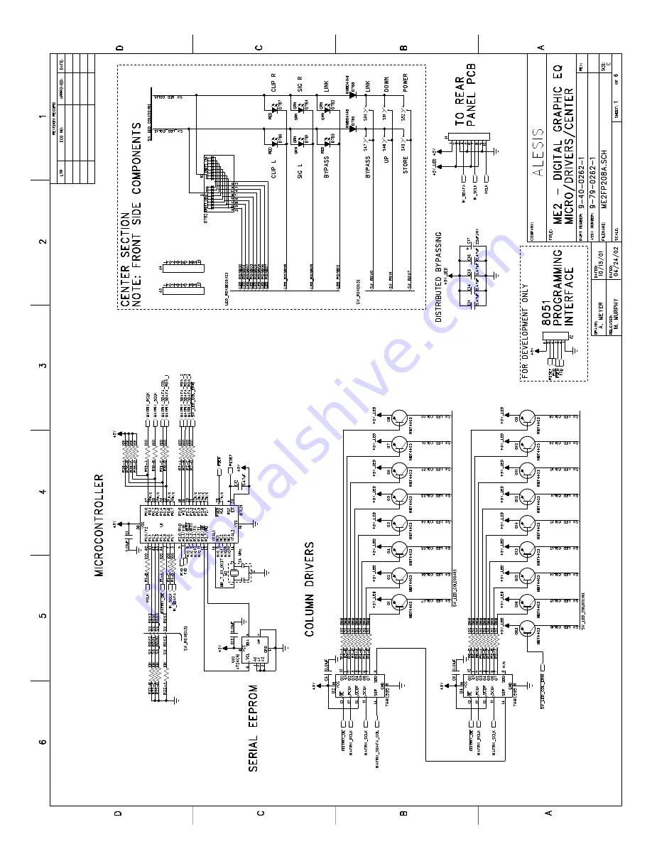 Alesis DEQ230 Service Manual Download Page 28