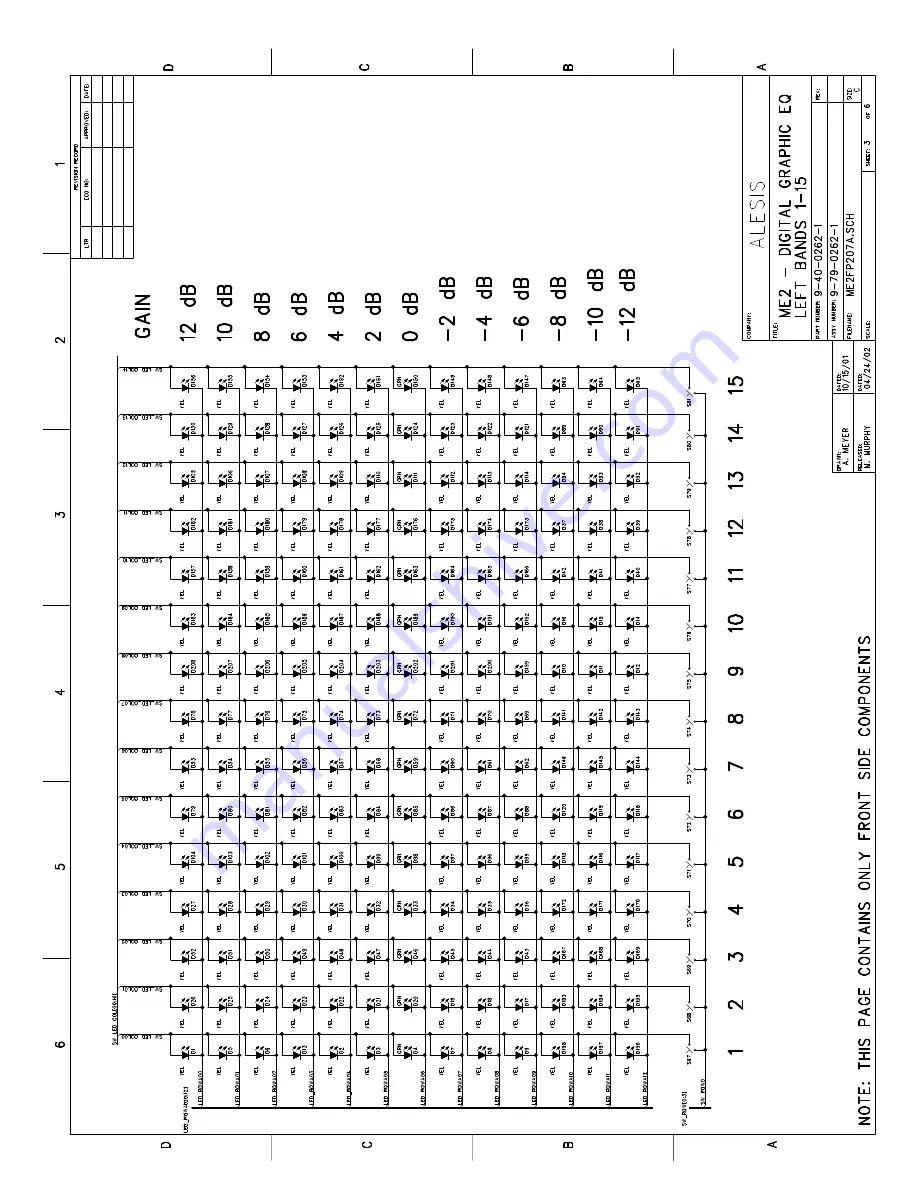 Alesis DEQ230 Service Manual Download Page 30