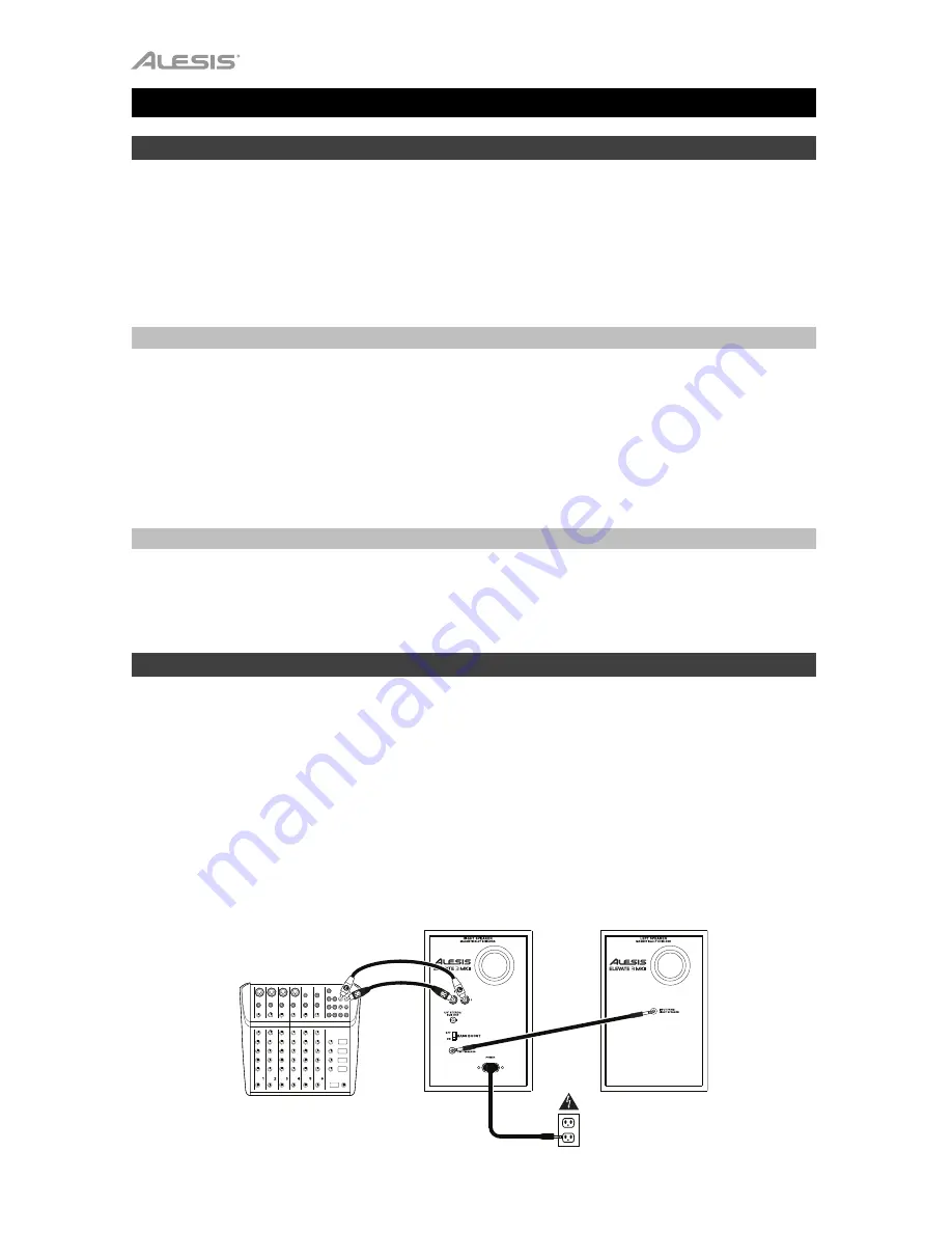 Alesis ELEVATE 3 MKII User Manual Download Page 12