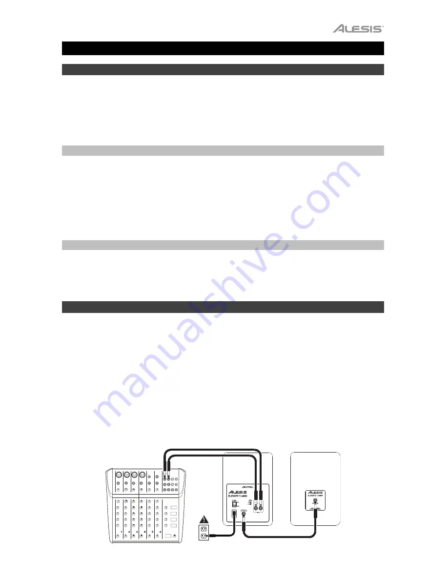 Alesis ELEVATE 5 MKII User Manual Download Page 3