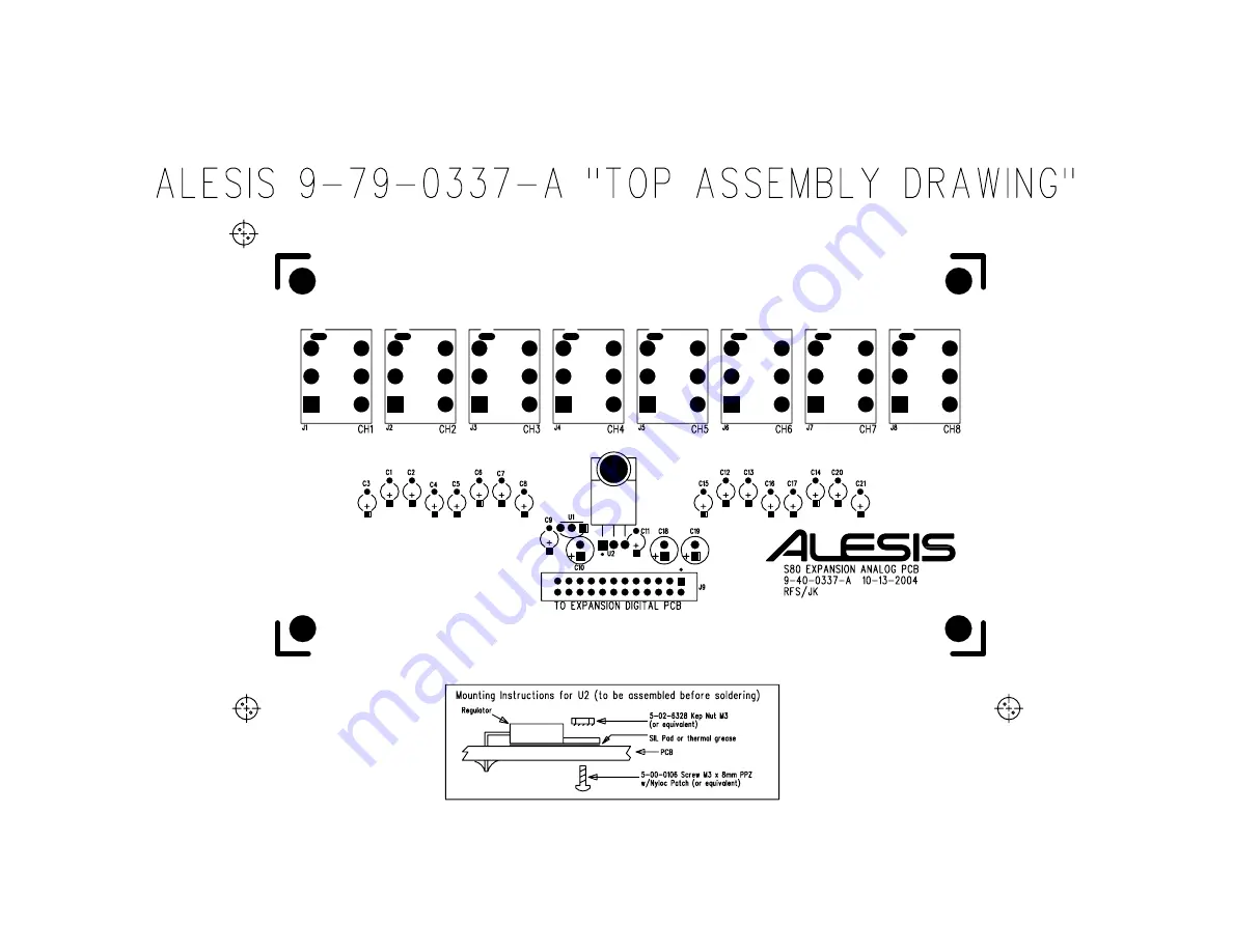 Alesis Fusion 6HD Service Manual Download Page 70