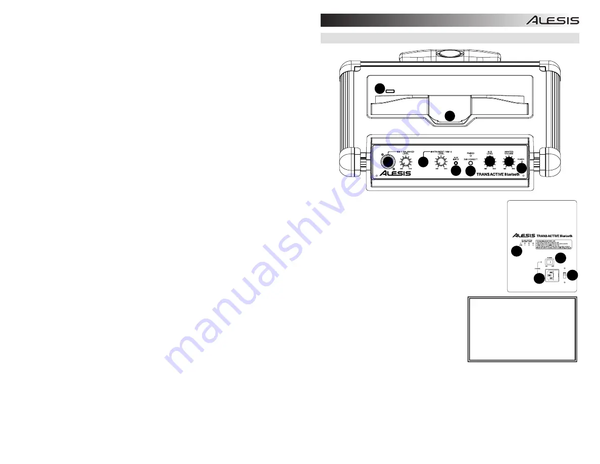 Alesis LGAC-2 Скачать руководство пользователя страница 7