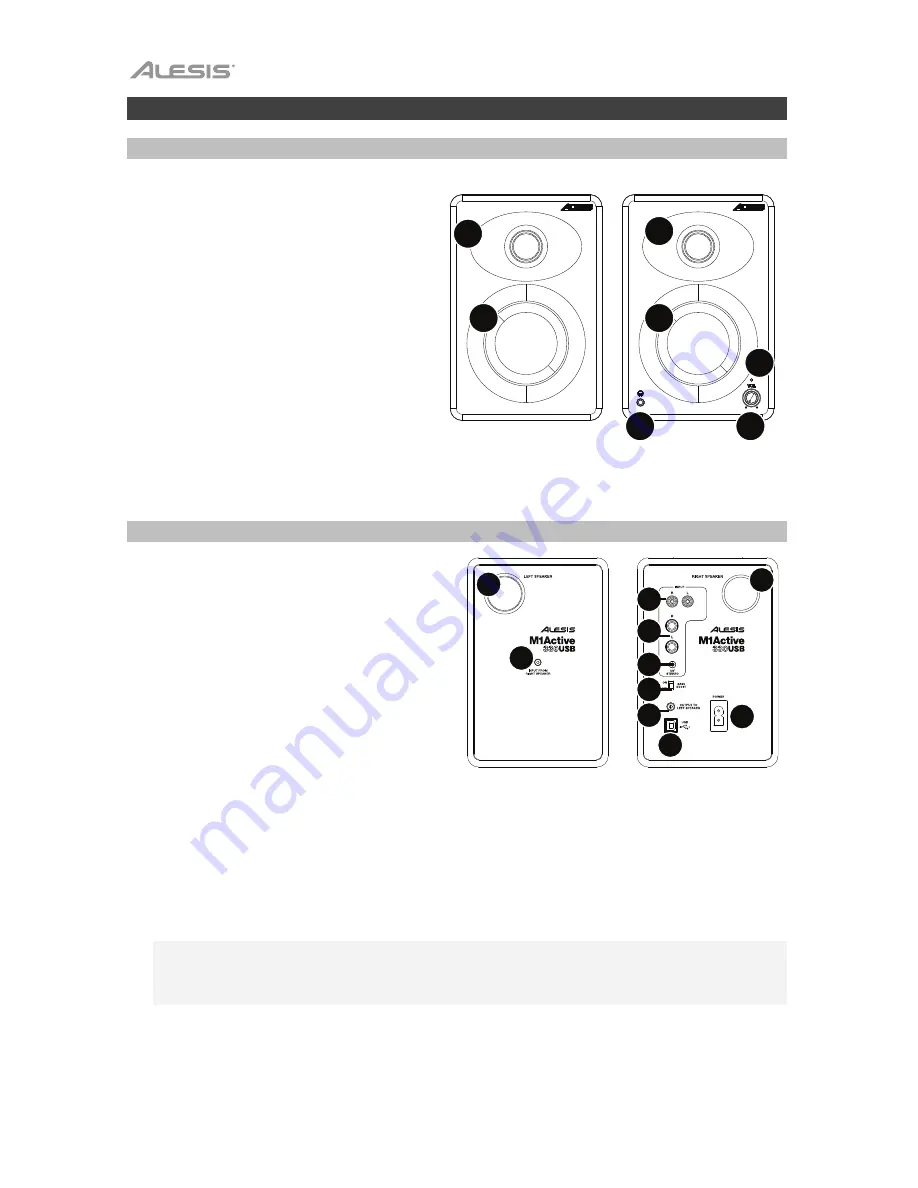 Alesis M1 Active 330 USB Скачать руководство пользователя страница 12