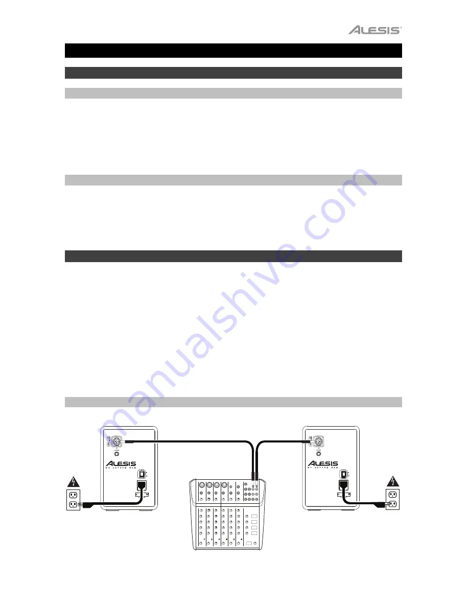 Alesis M1 Active MK3 User Manual Download Page 3