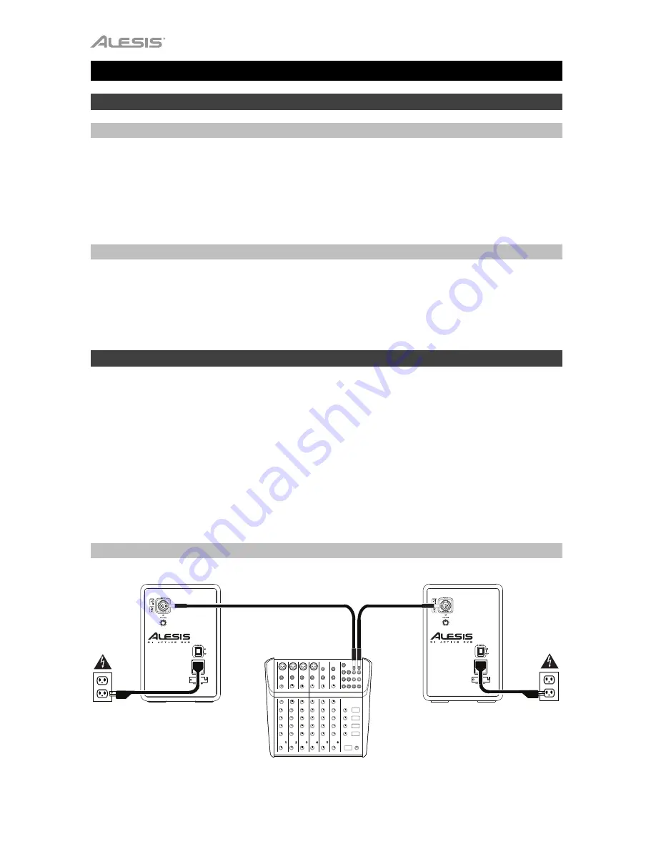 Alesis M1 Active MK3 User Manual Download Page 12