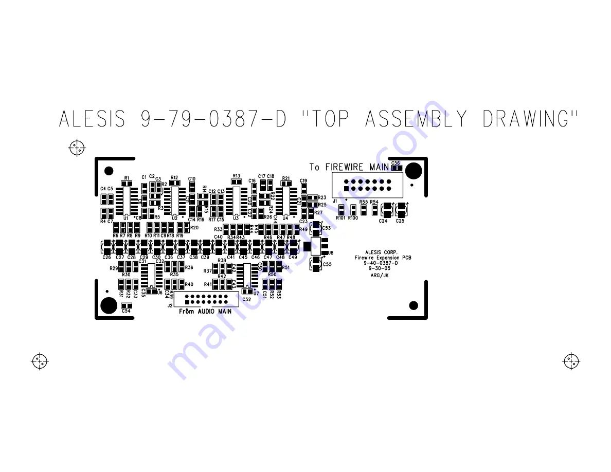 Alesis MultiMix 12 FireWire Service Manual Download Page 34