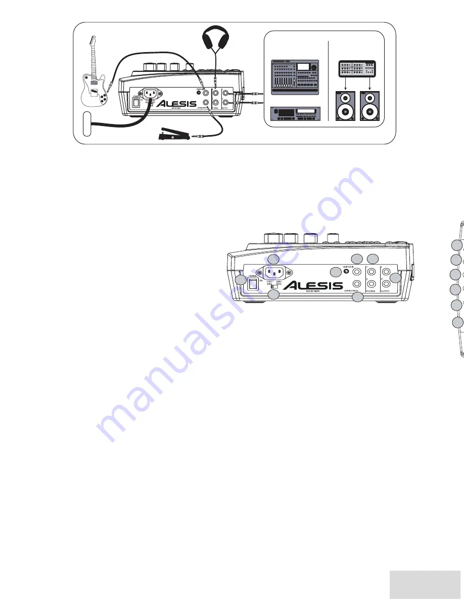 Alesis PLayMate Guitarist Скачать руководство пользователя страница 39