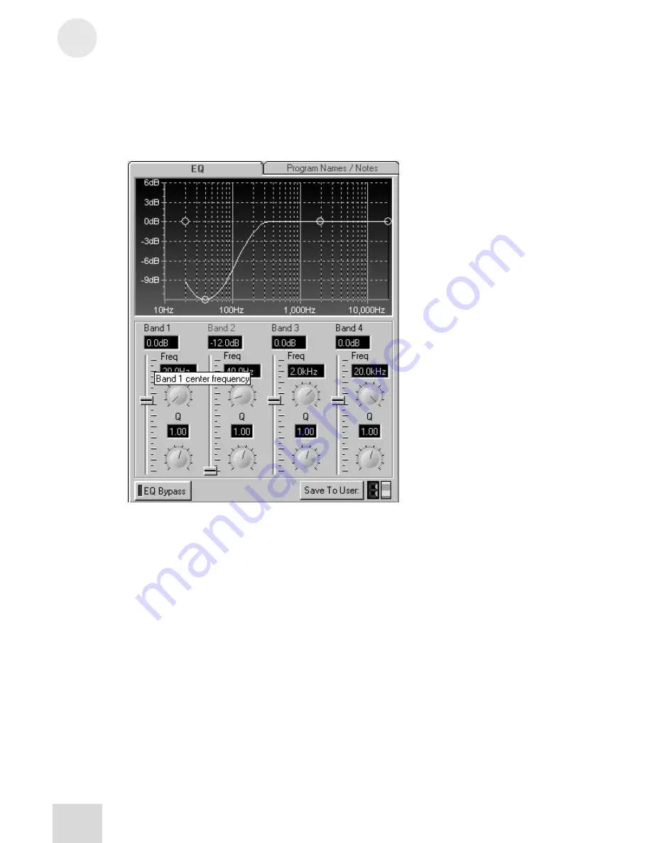 Alesis ProLinear DSP Reference Manual Download Page 28