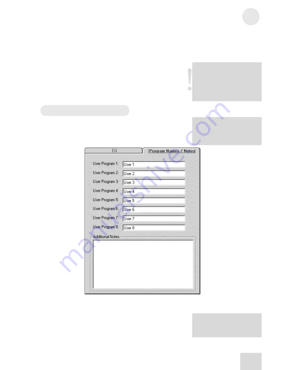 Alesis ProLinear DSP Reference Manual Download Page 33