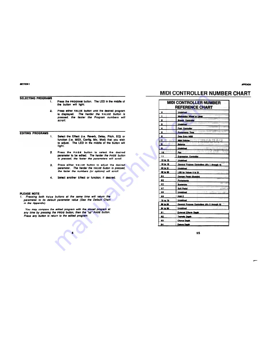 Alesis QUADRAVERB Reference Manual Download Page 15